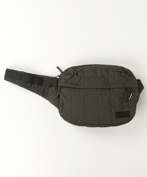 ADAM PATEK(アダムパテック)の「【ADAMPATEK/アダムパテック】square quilt BIG body bag /スクエアキルトビッグボディバッグ(ボディバッグ/ウエストポーチ・メンズ・ブラック/カーキ/ホワイト・FREE)」の3枚目の写真