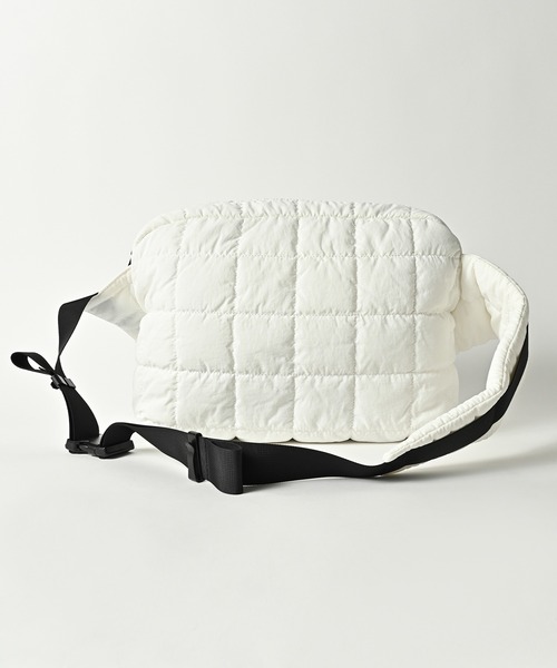 ADAM PATEK(アダムパテック)の「【ADAMPATEK/アダムパテック】square quilt BIG body bag /スクエアキルトビッグボディバッグ(ボディバッグ/ウエストポーチ・メンズ・ブラック/カーキ/ホワイト・FREE)」の11枚目の写真