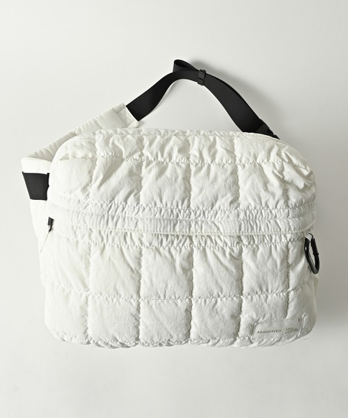 ADAM PATEK(アダムパテック)の「【ADAMPATEK/アダムパテック】square quilt BIG body bag /スクエアキルトビッグボディバッグ(ボディバッグ/ウエストポーチ・メンズ・ブラック/カーキ/ホワイト・FREE)」の8枚目の写真