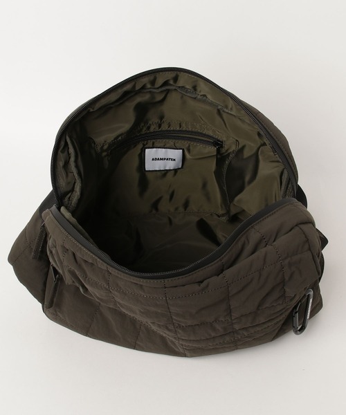 ADAM PATEK(アダムパテック)の「【ADAMPATEK/アダムパテック】square quilt BIG body bag /スクエアキルトビッグボディバッグ(ボディバッグ/ウエストポーチ・メンズ・ブラック/カーキ/ホワイト・FREE)」の21枚目の写真