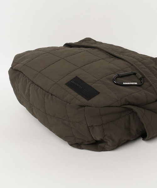ADAM PATEK(アダムパテック)の「【ADAMPATEK/アダムパテック】square quilt BIG body bag /スクエアキルトビッグボディバッグ(ボディバッグ/ウエストポーチ・メンズ・ブラック/カーキ/ホワイト・FREE)」の22枚目の写真