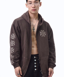 SAPIENS（サピエンス）の「Neosapiens Hooded Zip-up Brown（パーカー）」