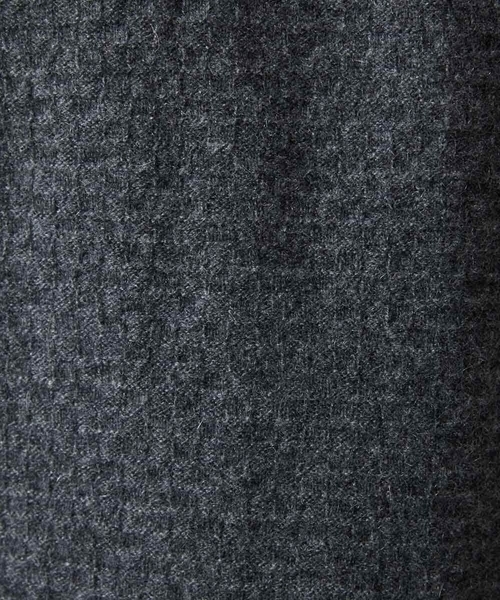 MICHEL KLEIN HOMME   （ミッシェルクランオム）の「カシミヤモックネックニット（ニット/セーター・メンズ・ネイビー/ダークグレー・MEDIUM/LARGE/X-LARGE）」の3枚目の写真