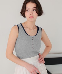 titivate | カップ付きレイヤード風タンクトップ(タンクトップ)