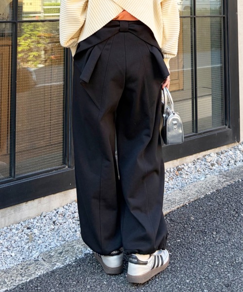 Rodeo Crowns ブラックリボンワイドパンツ RODEO CROWNS WIDE BOWL（ロデオクラウンズワイドボウル）の「ビッグ