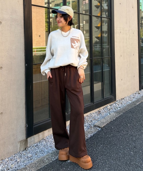 ビッグリボンスウェットパンツ（スウェットパンツ）｜RODEO CROWNS