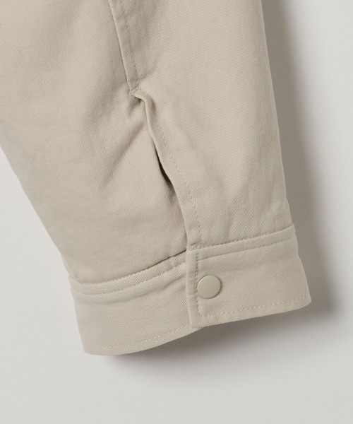 BAYFLOW（ベイフロー）の「[内側ボアで暖かい]裏ボアショートブルゾン（ブルゾン・レディース・オフホワイト/インディゴブルー・FREE）」の21枚目の写真