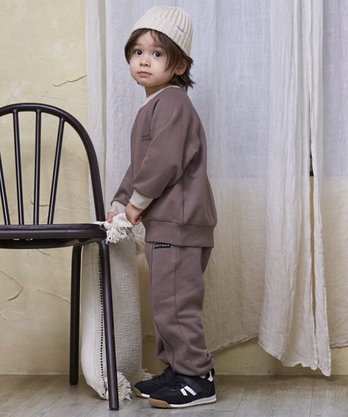 petit main（プティマイン）の「【GOODPRICE】裏起毛スウェットパンツ（スウェットパンツ・キッズ・モカ/ストライプ/ネイビー/トップグレー・110cm/120cm/100cm/90cm/130cm/80ｃｍ）」の8枚目の写真