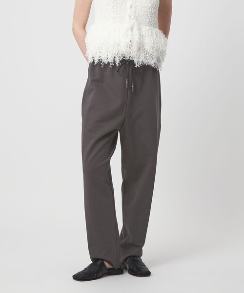 ASTRAET（アストラット）の「＜ASTRAET＞コットン ウラケ テーパードパンツ（スウェットパンツ・レディース・ライトグレー/ダークグレー・FREE）」の2枚目の写真