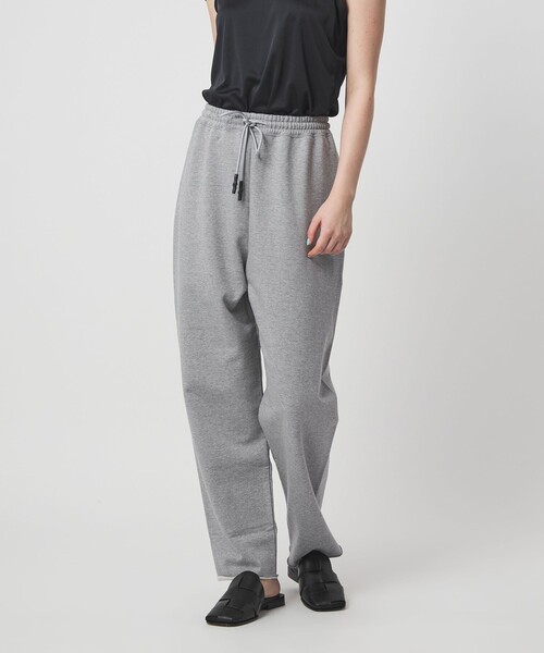 ASTRAET（アストラット）の「＜ASTRAET＞コットン ウラケ テーパードパンツ（スウェットパンツ・レディース・ライトグレー/ダークグレー・FREE）」の6枚目の写真