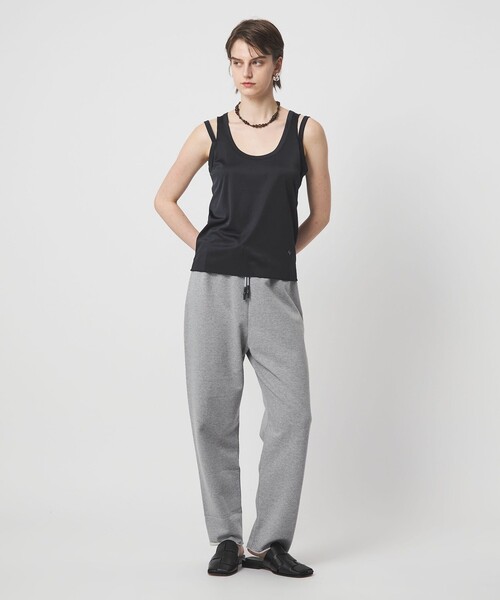 ASTRAET（アストラット）の「＜ASTRAET＞コットン ウラケ テーパードパンツ（スウェットパンツ・レディース・ライトグレー/ダークグレー・FREE）」の8枚目の写真