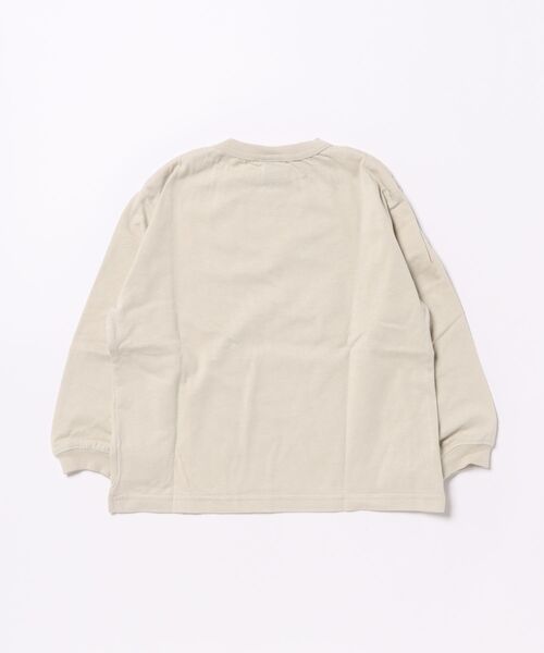 ZERO standerd（ゼロスタンダード）の「ゼロスタンダード WISHロングTシャツ（Tシャツ/カットソー・キッズ・アイボリー/チャコールグレー/ネイビー・100cm/110cm/120cm/130cm/140cm/150cm/160cm）」の4枚目の写真