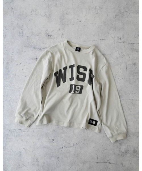 ZERO standerd（ゼロスタンダード）の「ゼロスタンダード WISHロングTシャツ（Tシャツ/カットソー・キッズ・アイボリー/チャコールグレー/ネイビー・100cm/110cm/120cm/130cm/140cm/150cm/160cm）」の13枚目の写真