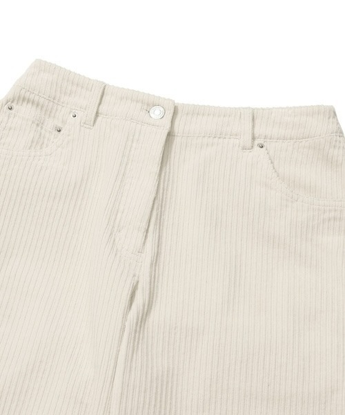 COVERNAT（カバーナット）の「WOMEN'S STRAIGHT CORDUROY PANTS（その他パンツ・レディース・アイボリー・MEDIUM/SMALL）」の9枚目の写真