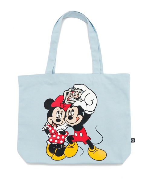 Little sunny bite(リトルサニーバイト)の「/little sunny bite Disney collection/micky & minnie selfie tote bag(トートバッグ・レディース・ライトブルー/ピンク/ホワイト・FREE)」の12枚目の写真