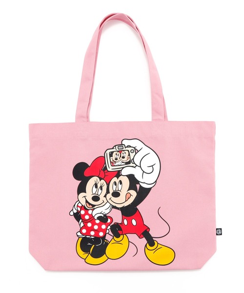 Little sunny bite(リトルサニーバイト)の「/little sunny bite Disney collection/micky & minnie selfie tote bag(トートバッグ・レディース・ライトブルー/ピンク/ホワイト・FREE)」の20枚目の写真