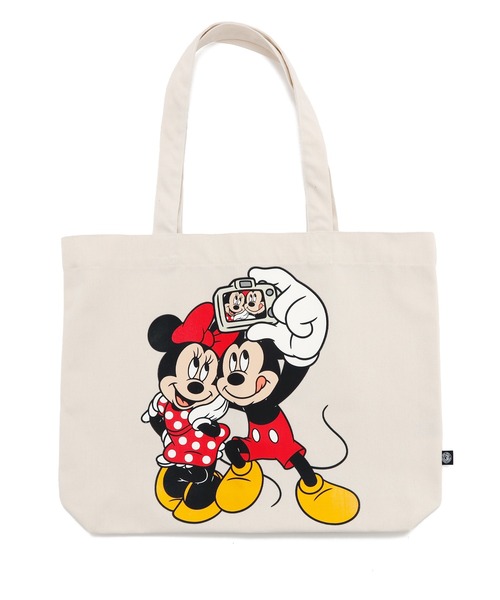 Little sunny bite(リトルサニーバイト)の「/little sunny bite Disney collection/micky & minnie selfie tote bag(トートバッグ・レディース・ライトブルー/ピンク/ホワイト・FREE)」の5枚目の写真