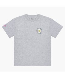 PALMTREE GOLF（パームツリーゴルフ）の「ラウンディングフラワー半袖Tシャツメランジグレー（Tシャツ/カットソー）」
