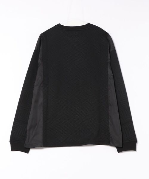 NO WAY(ノーウェイ)の「/MMMM/サイドパネルドロングスリーブTEE(Tシャツ/カットソー・メンズ・ブラック・LARGE)」の2枚目の写真