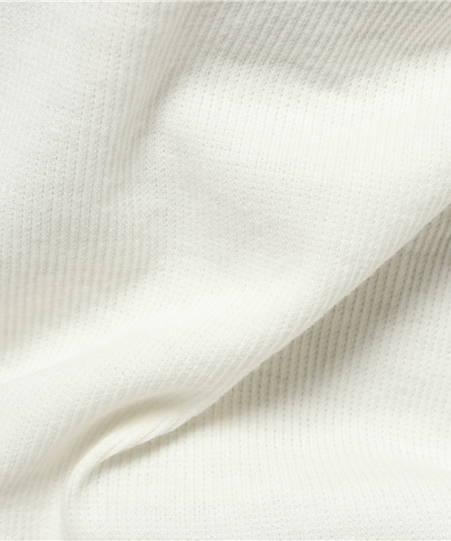 one after another NICE CLAUP(ワンアフターアナザーナイスクラップ)の「【ナイスクラップ】肩リボンテレコ長袖Tシャツ(Tシャツ/カットソー・レディース・アイボリー/ライトグレー/ラベンダー/ネイビー/ブラック・FREE)」の13枚目の写真