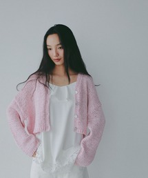 A part by | テープヤーンニットカーディガン(カーディガン/ボレロ)