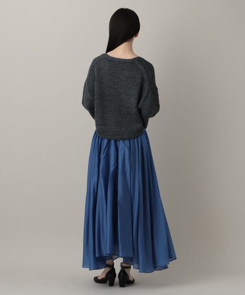 A part by（アパートバイ）の「テープヤーンニットカーディガン（カーディガン/ボレロ・レディース・ブルー系その他3/チャコールグレー/オフホワイト/ピンク系その他・FREE）」の12枚目の写真