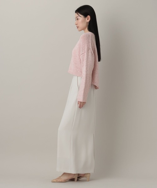 A part by（アパートバイ）の「テープヤーンニットカーディガン（カーディガン/ボレロ・レディース・ブルー系その他3/チャコールグレー/オフホワイト/ピンク系その他・FREE）」の18枚目の写真