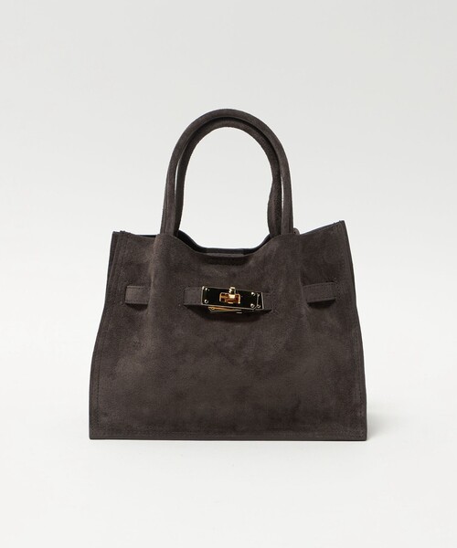 VIOLAd'ORO（ヴィオラドーロ）の「＜VIOLAd’ORO＞スエード 2WAY トートバッグ（ショルダーバッグ・レディース・モカ・FREE）」の8枚目の写真