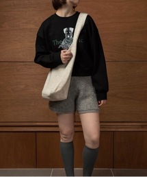 lawgy（ラウジー）の「dog print sweat / ドッグプリントスウェット（スウェット）」