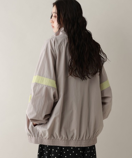 RAGEBLUE（レイジブルー）の「選べるシルエット/スタンドネックナイロンブルゾン（ブルゾン・レディース・ネイビー/オフホワイト/ライトグレー・MEDIUM/LARGE）」の14枚目の写真