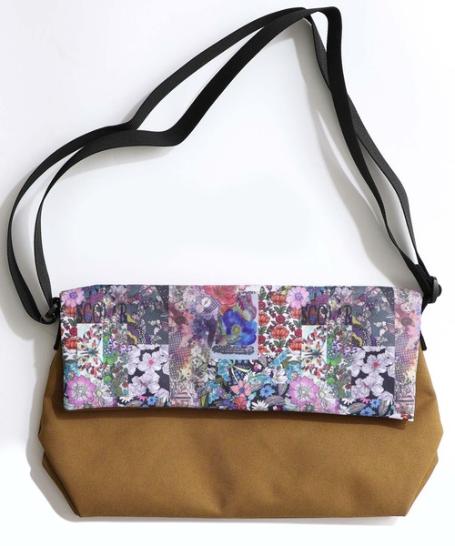 ScoLar(スカラー)の「661433:柄x無地2way口折れミニショルダーバッグ(ショルダーバッグ・レディース・オフホワイト/ブラック/キャメル・FREE)」の3枚目の写真