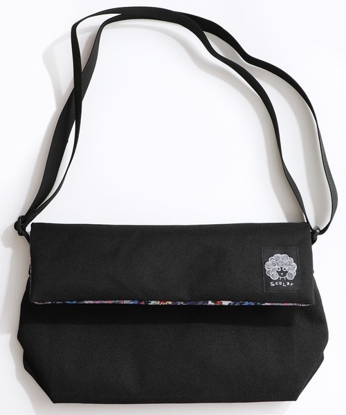 ScoLar(スカラー)の「661433:柄x無地2way口折れミニショルダーバッグ(ショルダーバッグ・レディース・オフホワイト/ブラック/キャメル・FREE)」の13枚目の写真