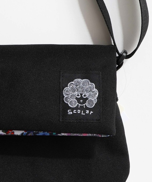 ScoLar(スカラー)の「661433:柄x無地2way口折れミニショルダーバッグ(ショルダーバッグ・レディース・オフホワイト/ブラック/キャメル・FREE)」の14枚目の写真