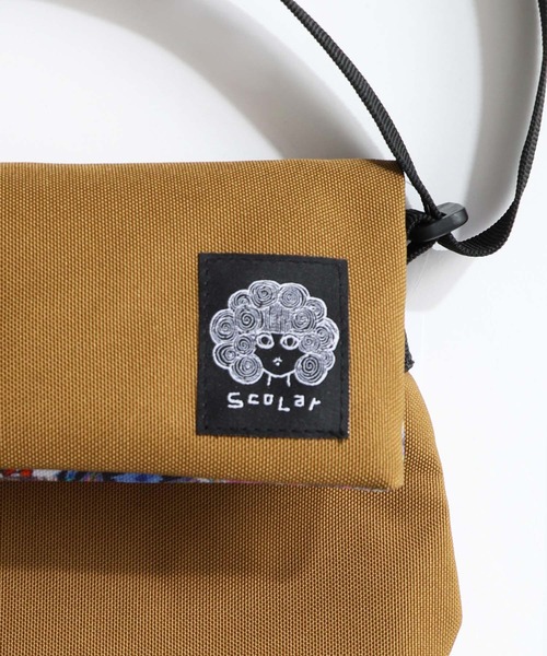 ScoLar(スカラー)の「661433:柄x無地2way口折れミニショルダーバッグ(ショルダーバッグ・レディース・オフホワイト/ブラック/キャメル・FREE)」の17枚目の写真