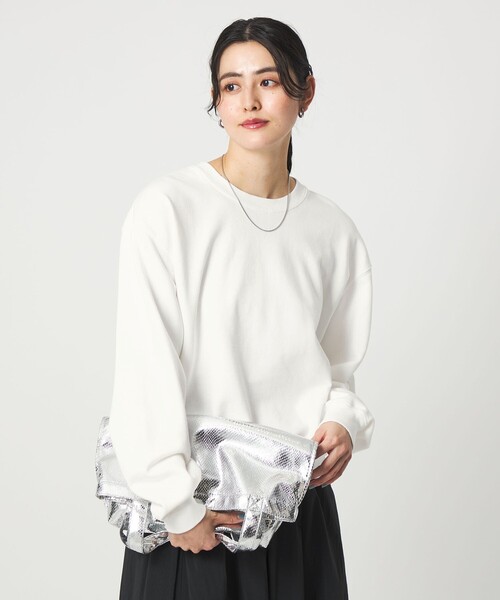 Odub（オーダブ）の「【別注】＜Odub＞スウェット プルオーバー（スウェット・レディース・パープル/ホワイト/ブラック・FREE）」の19枚目の写真