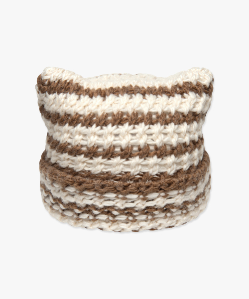 LMCの「CROCHET SQUARE BEANIE beige(ニットキャップ/ビーニー・レディース・その他・ONE SIZE)」の7枚目の写真