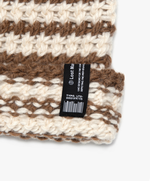LMCの「CROCHET SQUARE BEANIE beige(ニットキャップ/ビーニー・レディース・その他・ONE SIZE)」の2枚目の写真