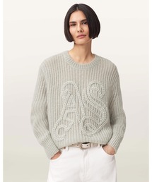 ALLSAINTS | CHAIN ALLSAINTS EMBROIDERED JUMPER | CHAIN ALLSAINTS 刺繍 ニット・セーター(ニット/セーター)