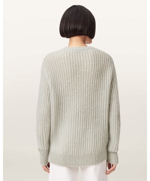 ALLSAINTS(オールセインツ)の「CHAIN ALLSAINTS EMBROIDERED JUMPER | CHAIN ALLSAINTS 刺繍 ニット・セーター(ニット/セーター・レディース・グリーン系その他・XS/S/M)」の7枚目の写真