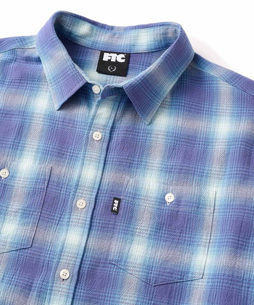 FTC（エフティーシー）の「SHADOW PLAID SHIRT（シャツ/ブラウス・メンズ・ブラック/アイボリー/ブルー・MEDIUM/LARGE/X-LARGE）」の10枚目の写真