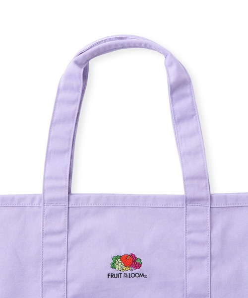 FRUIT OF THE LOOM（フルーツオブザルーム）の「【FRUIT OF THE LOOM】TOTEBAG/別注（トートバッグ・レディース・オレンジ/グリーン系その他/ダークパープル・FREE）」の11枚目の写真