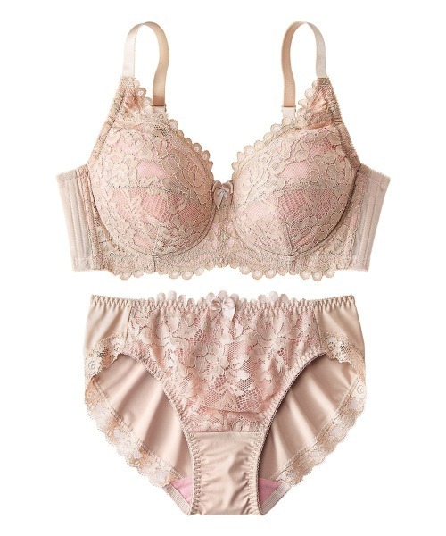 Nissen glamor(ニッセングラマー)の「【大きい胸】ノンワイヤーフルカップブラジャーショーツセット(トリンプ)(n,FULLRE)(G70/M~I85/LL)(ブラ&ショーツ・レディース・ベージュ/サックスブルー・G70M/G75L/G80L/G85LL/G90/3L/H75L/H80L/H85LL/I75L/I80L/I85LL)」の21枚目の写真