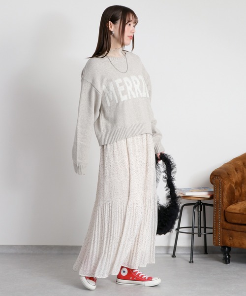 cepo（セポ）の「ランダムプリーツスカート（スカート・レディース・ホワイト系その他/チャコール/ブラック系その他・M）」の5枚目の写真