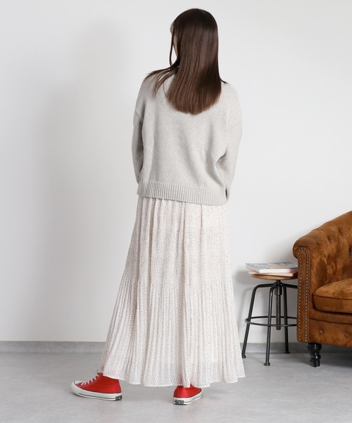 cepo（セポ）の「ランダムプリーツスカート（スカート・レディース・ホワイト系その他/チャコール/ブラック系その他・M）」の6枚目の写真