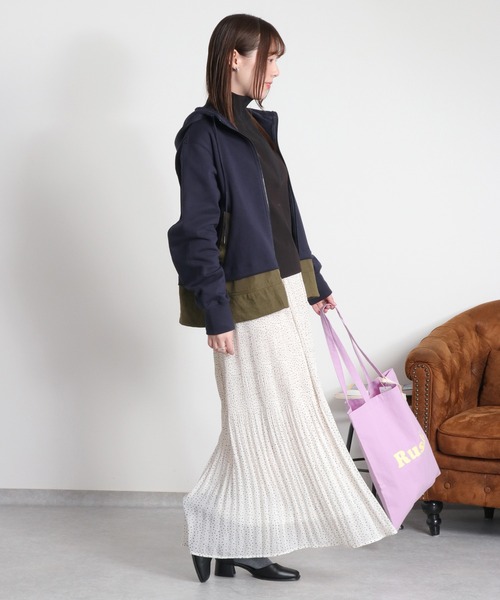 cepo（セポ）の「ランダムプリーツスカート（スカート・レディース・ホワイト系その他/チャコール/ブラック系その他・M）」の10枚目の写真