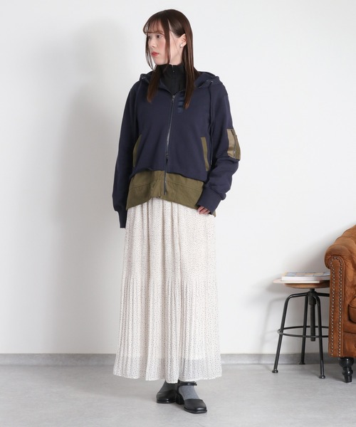 cepo（セポ）の「ランダムプリーツスカート（スカート・レディース・ホワイト系その他/チャコール/ブラック系その他・M）」の11枚目の写真