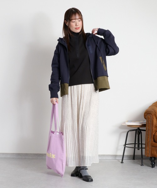 cepo（セポ）の「ランダムプリーツスカート（スカート・レディース・ホワイト系その他/チャコール/ブラック系その他・M）」の9枚目の写真