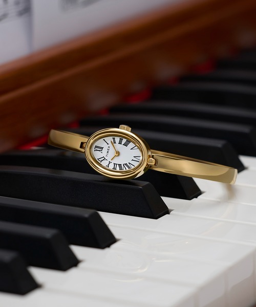 TIMEX（タイメックス）の「TIMEX/タイメックス Cavatina Bangle 腕時計 TX-TW2Y27200 レディース（アナログ腕時計・レディース・ホワイト・FREE）」の2枚目の写真