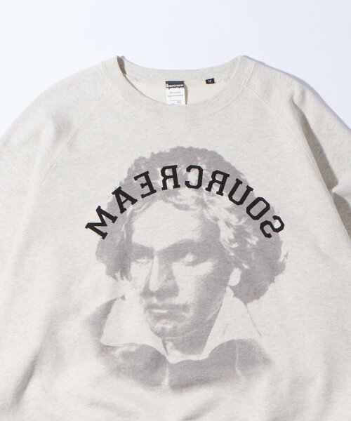 Sourcream（サワークリーム）の「【WEB限定】偉人スウェット（スウェット・レディース・グレー/アイボリー・MEDIUM/SMALL）」の3枚目の写真