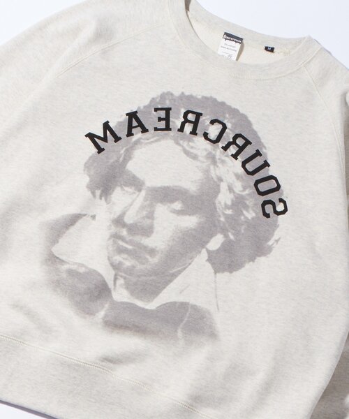 Sourcream（サワークリーム）の「【WEB限定】偉人スウェット（スウェット・レディース・グレー/アイボリー・MEDIUM/SMALL）」の4枚目の写真